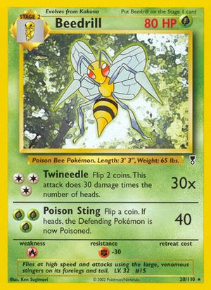 Beedrill 20/110 - Legendary Collection Reverse Holofoil - Poke-Collect