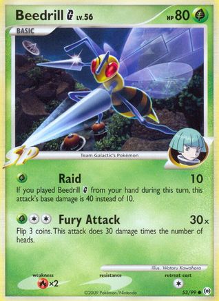 Beedrill G 53/99 - Arceus Reverse Holofoil - Poke-Collect