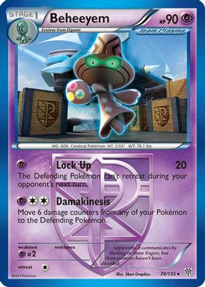 Beheeyem 70/135 - Plasma Storm Reverse Holofoil - Poke-Collect