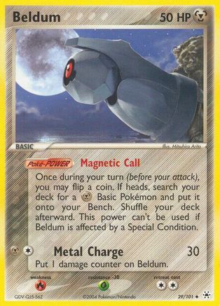 Beldum 29/101 - Hidden Legends Reverse Holofoil - Poke-Collect