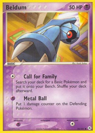 Beldum - 54/101 54/101 - Hidden Legends Reverse Holofoil - Poke-Collect