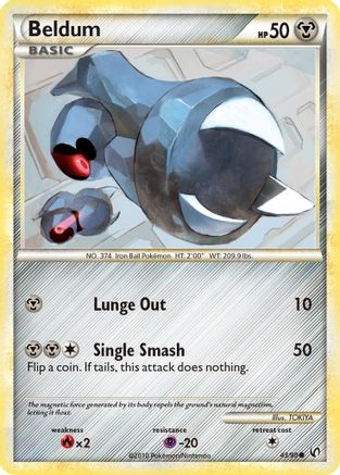 Beldum 43/90 - Undaunted Reverse Holofoil - Poke-Collect