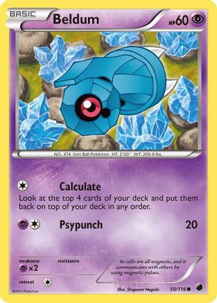 Beldum 50/116 - Plasma Freeze - Poke-Collect