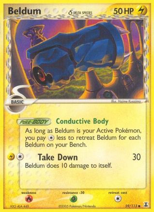 Beldum (Delta Species) 59/113 - Delta Species Reverse Holofoil - Poke-Collect