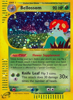 Bellossom H5/147 - Aquapolis Holofoil - Poke-Collect