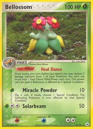 Bellossom 16/101 - Hidden Legends Reverse Holofoil - Poke-Collect