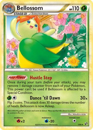 Bellossom 1/90 - Undaunted Holofoil - Poke-Collect