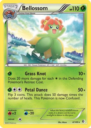 Bellossom 4/149 - Boundaries Crossed Reverse Holofoil - Poke-Collect