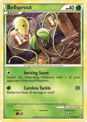 Bellsprout 57/102 - HSTriumphant Reverse Holofoil - Poke-Collect