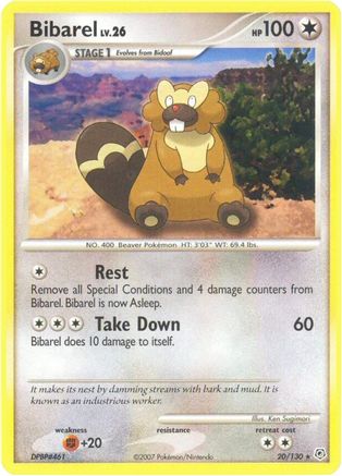 Bibarel 20/130 - Diamond and Pearl - Poke-Collect