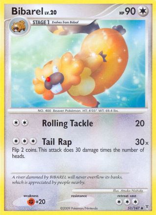 Bibarel 51/147 - Supreme Victors Reverse Holofoil - Poke-Collect