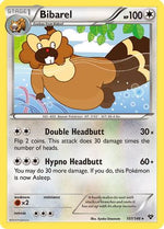 Bibarel 107/146 - XY Base Set Reverse Holofoil - Poke-Collect