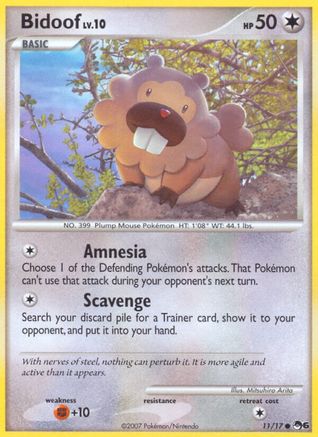 Bidoof 11/17 - POP Series 6 - Poke-Collect