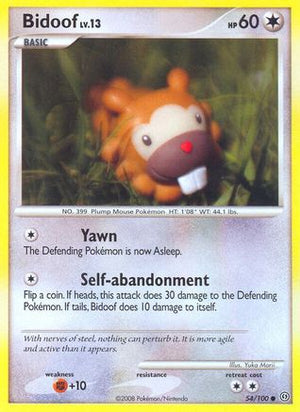 Bidoof 54/100 - Stormfront - Poke-Collect