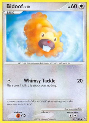Bidoof 91/147 - Supreme Victors Reverse Holofoil - Poke-Collect