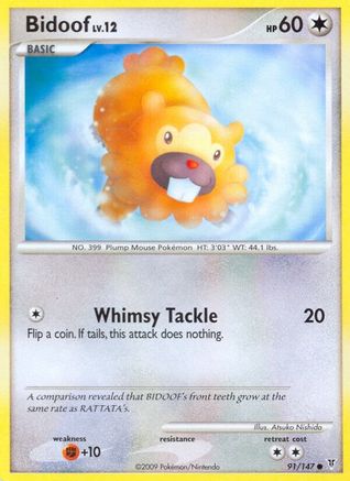 Bidoof 91/147 - Supreme Victors Reverse Holofoil - Poke-Collect