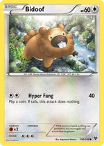 Bidoof 106/146 - XY Base Set - Poke-Collect