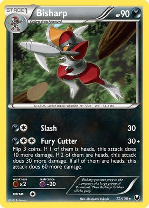 Bisharp 72/108 - Dark Explorers - Poke-Collect