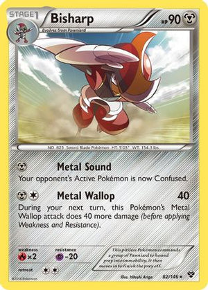 Bisharp 82/146 - XY Reverse Holofoil - Poke-Collect