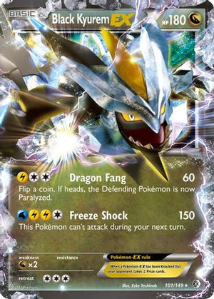 Black Kyurem-EX 101/149 - Boundaries Crossed Holofoil - Poke-Collect