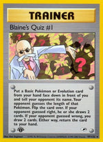 Blaine's Quiz #1 97/132 - Gym Heroes Unlimited - Poke-Collect