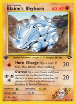 Blaine's Rhyhorn 65/132 - Gym Challenge Unlimited - Poke-Collect