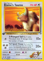 Blaine's Tauros 64/132 - Gym Heroes 1st Edition - Poke-Collect