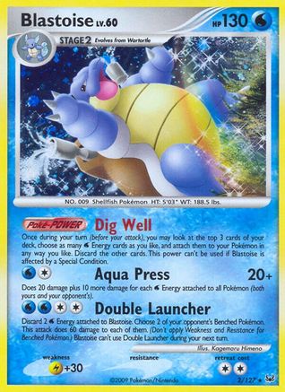 Blastoise 2/127 - Platinum Holofoil - Poke-Collect