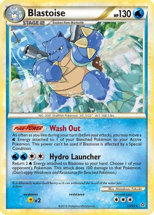 Blastoise 13/95 - Unleashed Reverse Holofoil - Poke-Collect