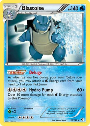 Blastoise 31/149 - Boundaries Crossed Reverse Holofoil