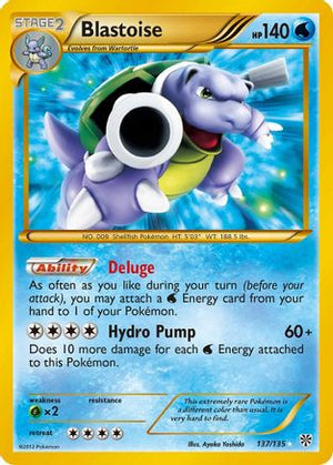 Blastoise 137/135 - Plasma Storm Holofoil