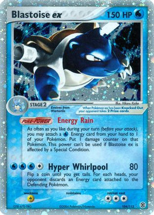 Blastoise ex 104/112 - FireRed & LeafGreen Holofoil - Poke-Collect