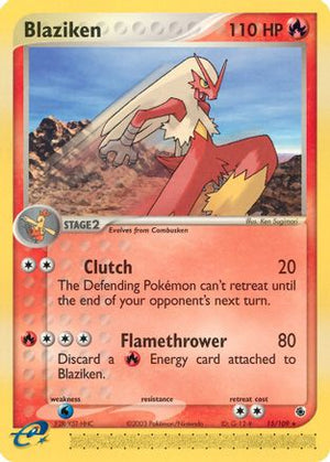 Blaziken - 15/109 15/109 - Ruby and Sapphire - Poke-Collect