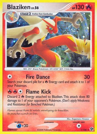 Blaziken 1/106 - Great Encounters Holofoil - Poke-Collect