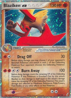 Blaziken ex 90/100 - Crystal Guardians Holofoil