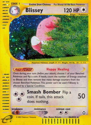 Blissey H6/147 - Aquapolis Holofoil - Poke-Collect