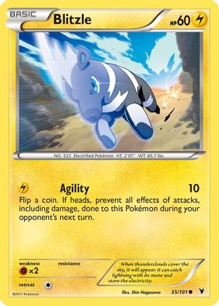 Blitzle 35/101 - Noble Victories Reverse Holofoil - Poke-Collect