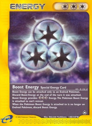 Boost Energy 145/147 - Aquapolis - Poke-Collect