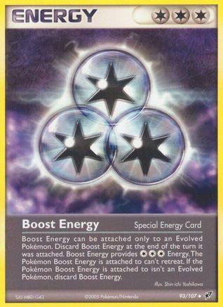 Boost Energy 93/107 - Deoxys Reverse Holofoil - Poke-Collect