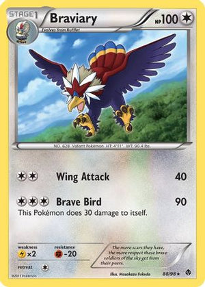 Braviary 88/98 - Emerging Powers Reverse Holofoil - Poke-Collect
