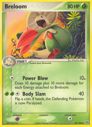 Breloom 22/106 - Emerald Reverse Holofoil - Poke-Collect