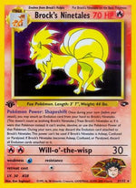 Brock's Ninetales 3/132 - Gym Challenge Unlimited Holofoil - Poke-Collect