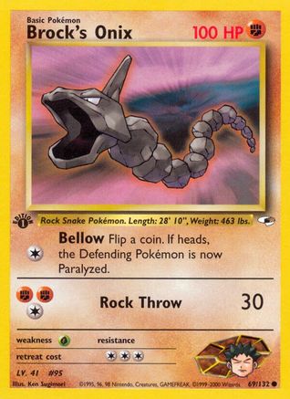 Brock's Onix (69) 69/132 - Gym Heroes Unlimited - Poke-Collect