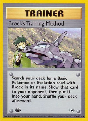 Brock's Training Method 106/132 - Gym Heroes Unlimited - Poke-Collect