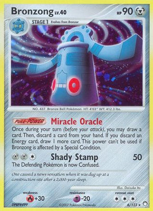 Bronzong 6/123 - Mysterious Treasures Holofoil