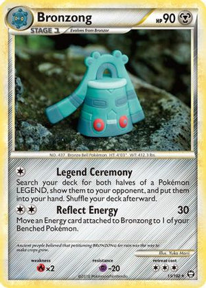 Bronzong 15/102 - Triumphant Reverse Holofoil