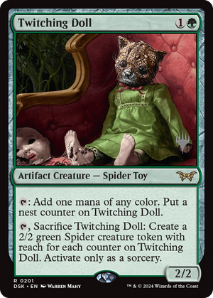 Twitching Doll (PPDSK-201) - Duskmourn: House of Horror Promos Foil - Poke-Collect