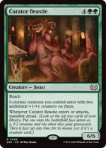 Curator Beastie (DSC-030) - Duskmourn: House of Horror Commander - Poke-Collect