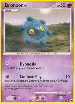 Bronzor 52/100 - Majestic Dawn Reverse Holofoil - Poke-Collect