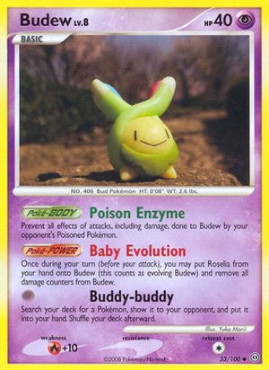Budew 33/100 - Stormfront - Poke-Collect